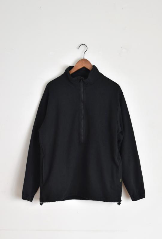 "Phatee" hemp sweater henley -black-