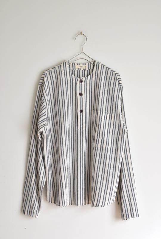 「khakito」henry sleeping shirt -blue- (women)