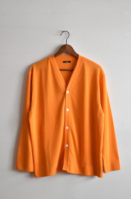 「maillot」mature summer cardigan -orange-