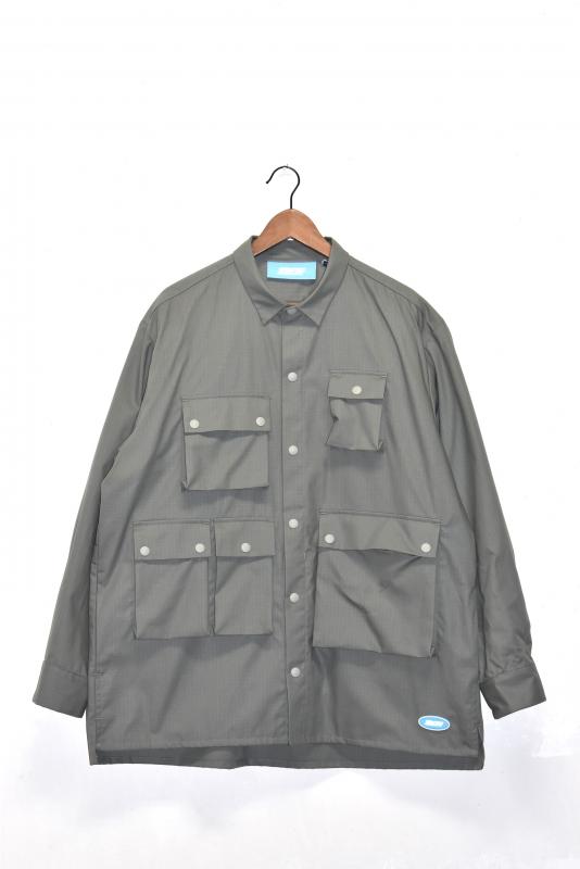 「TASF」ポケットいっぱいshirts -olive-
