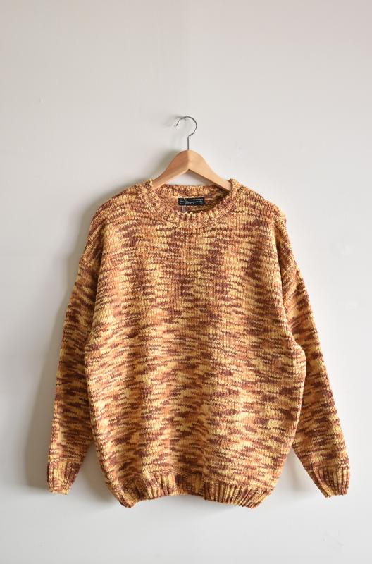 「nasngwam」deceive knit -yellow-