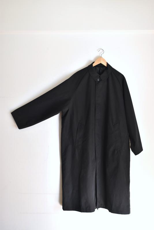 「TOWN CRAFT」balmacaan coat -black-