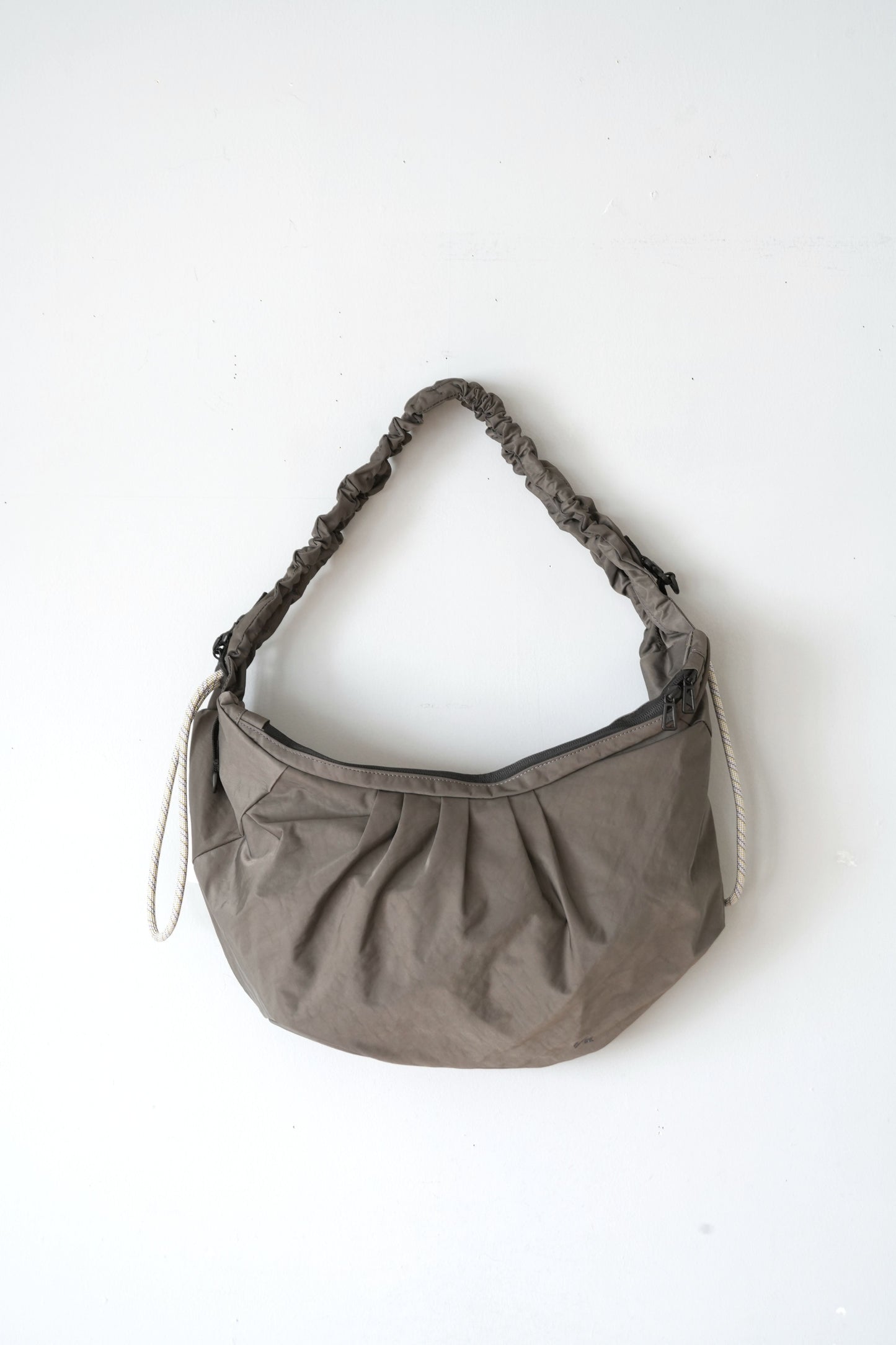 「F/CE.」textured twill body bag -charcoal-
