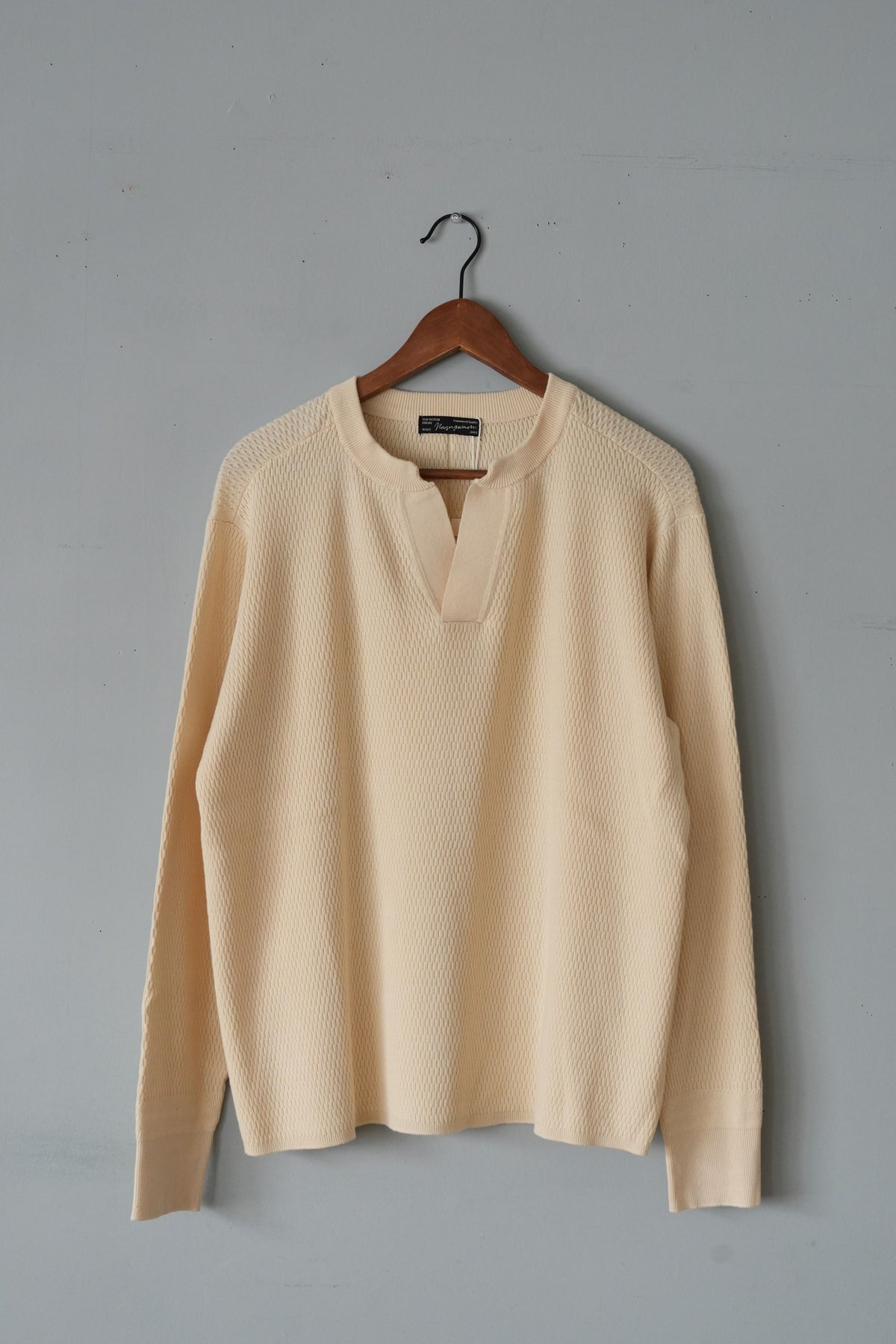 「nasngwam」counter knit -natural-