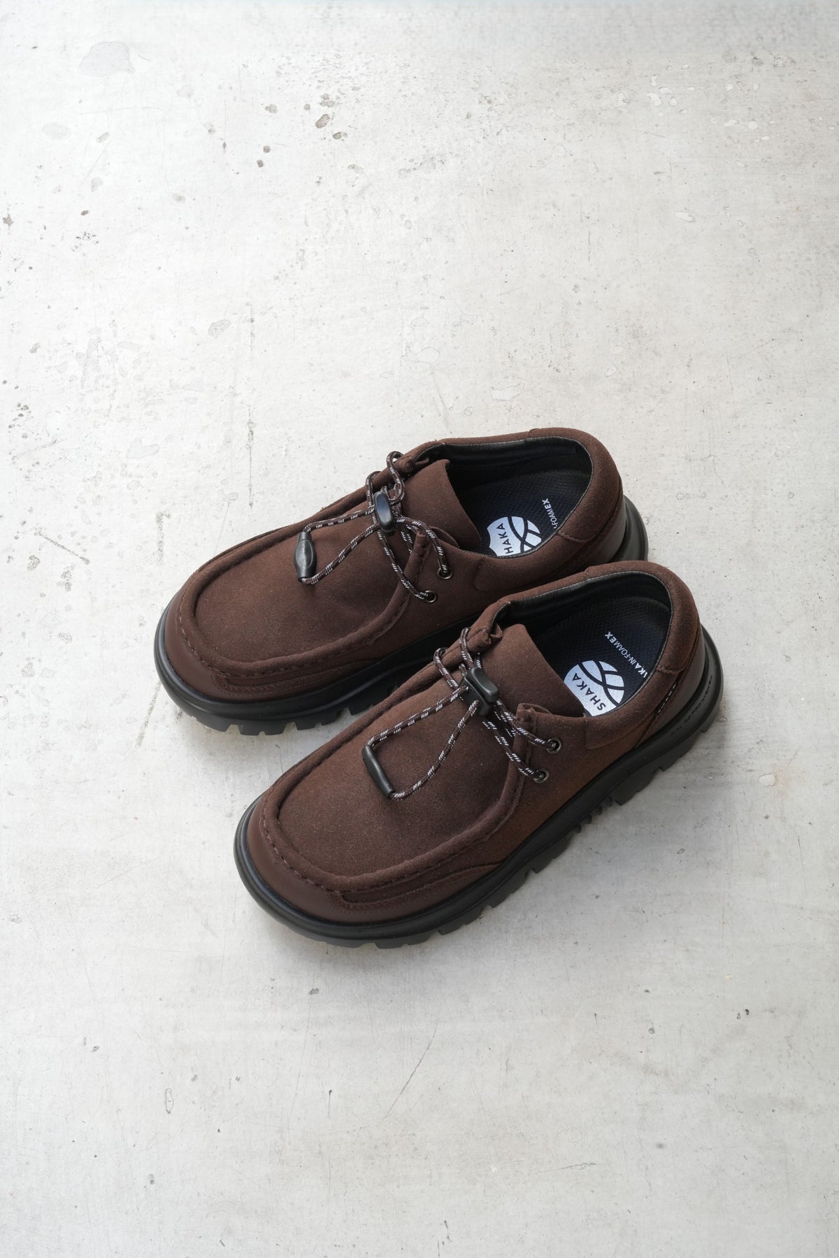 「SHAKA」trail tyrol moc ex -dark brown-