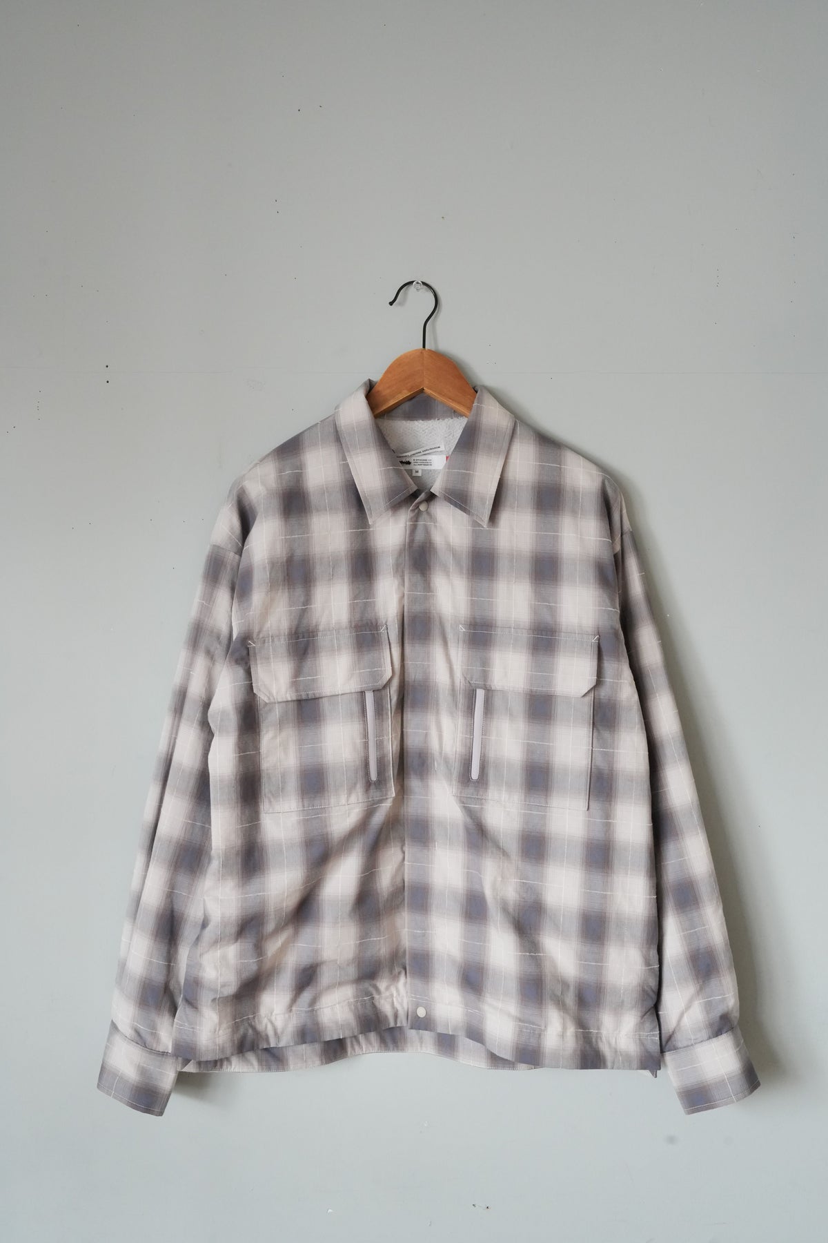 「F/CE.」check field shirts 2.0 -gray-