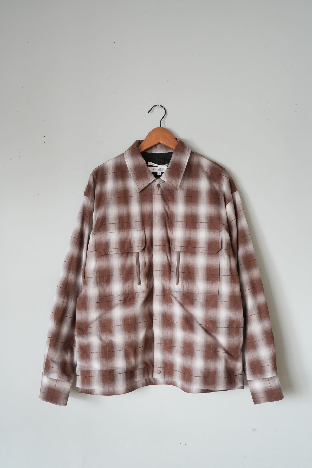 「F/CE.」check field shirts 2.0 -brown-