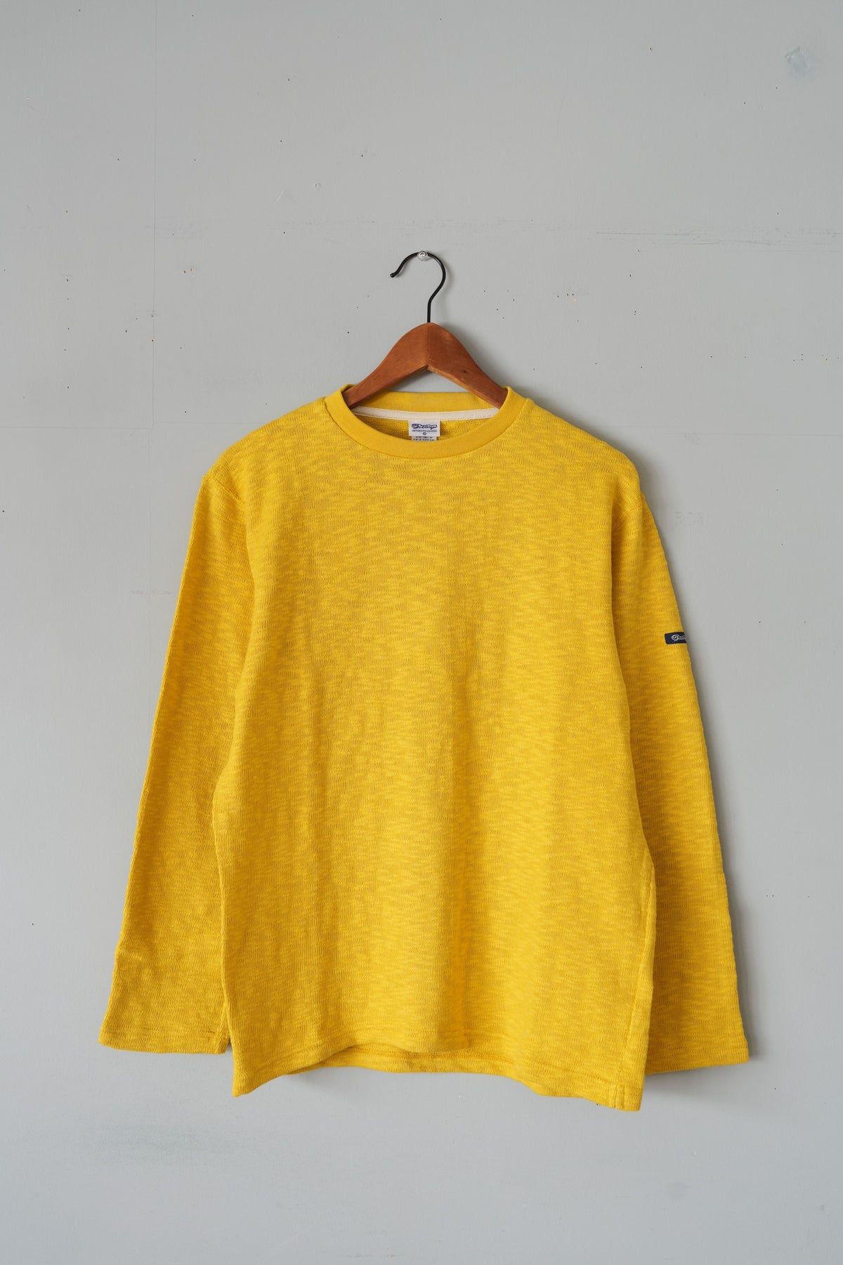 「Tieasy」original crerw neck -custard-