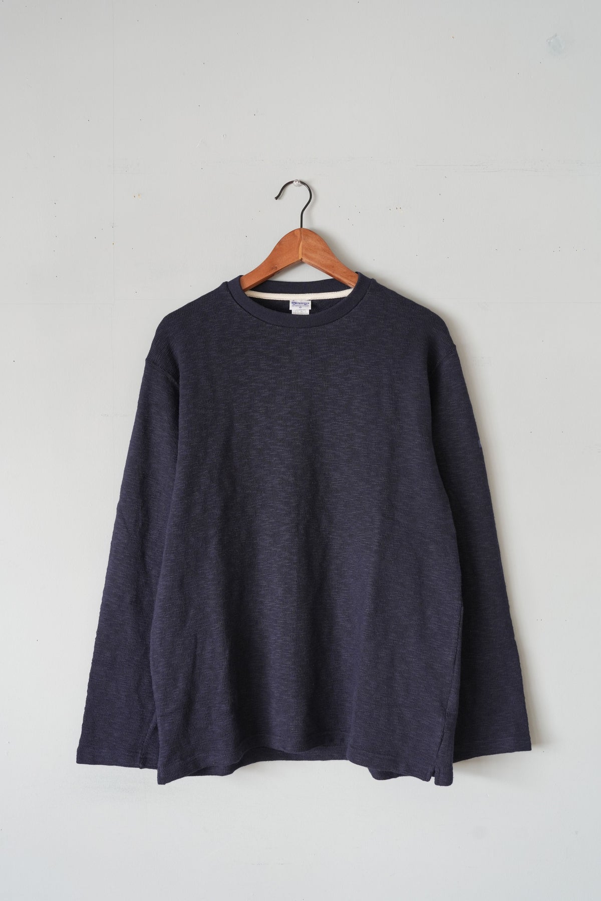 「Tieasy」original crerw neck -d.navy-