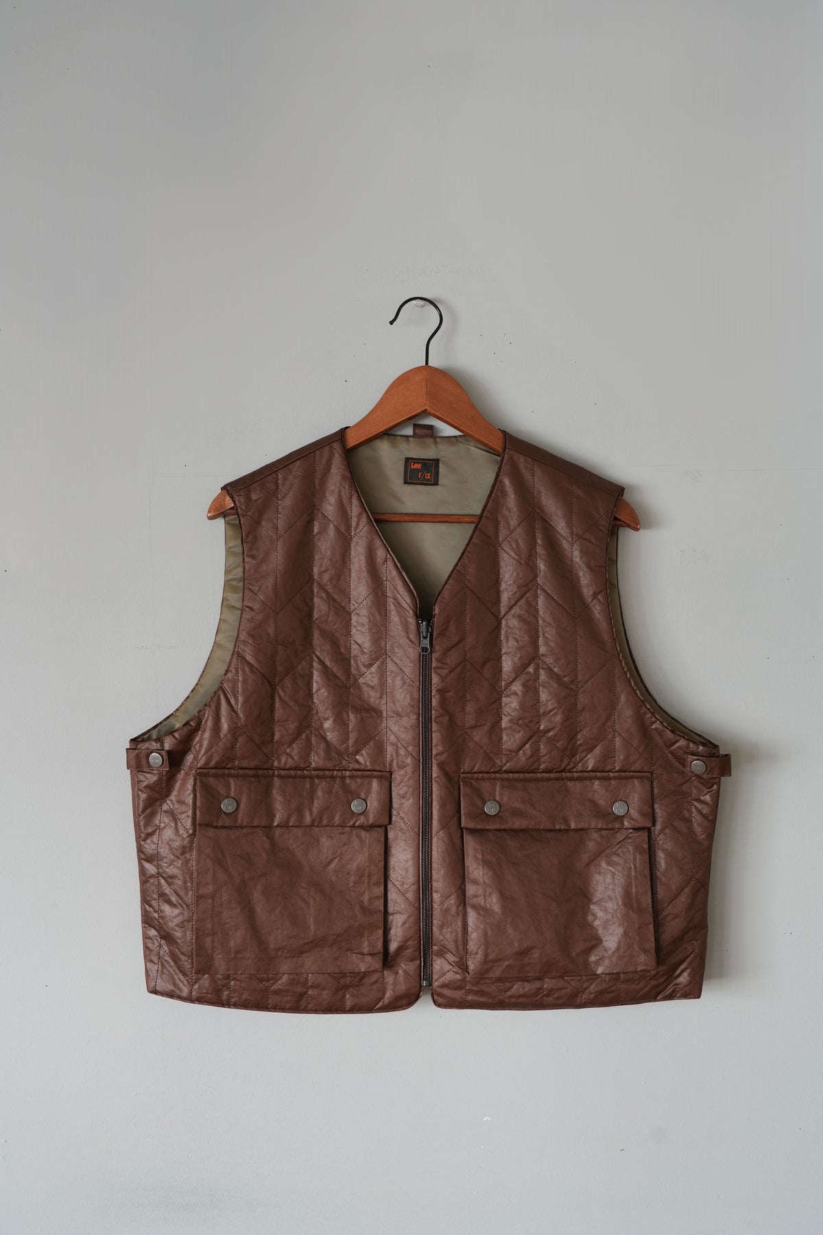 「F/CE.」LEE BY F/CE. 91-B module vest -brown-