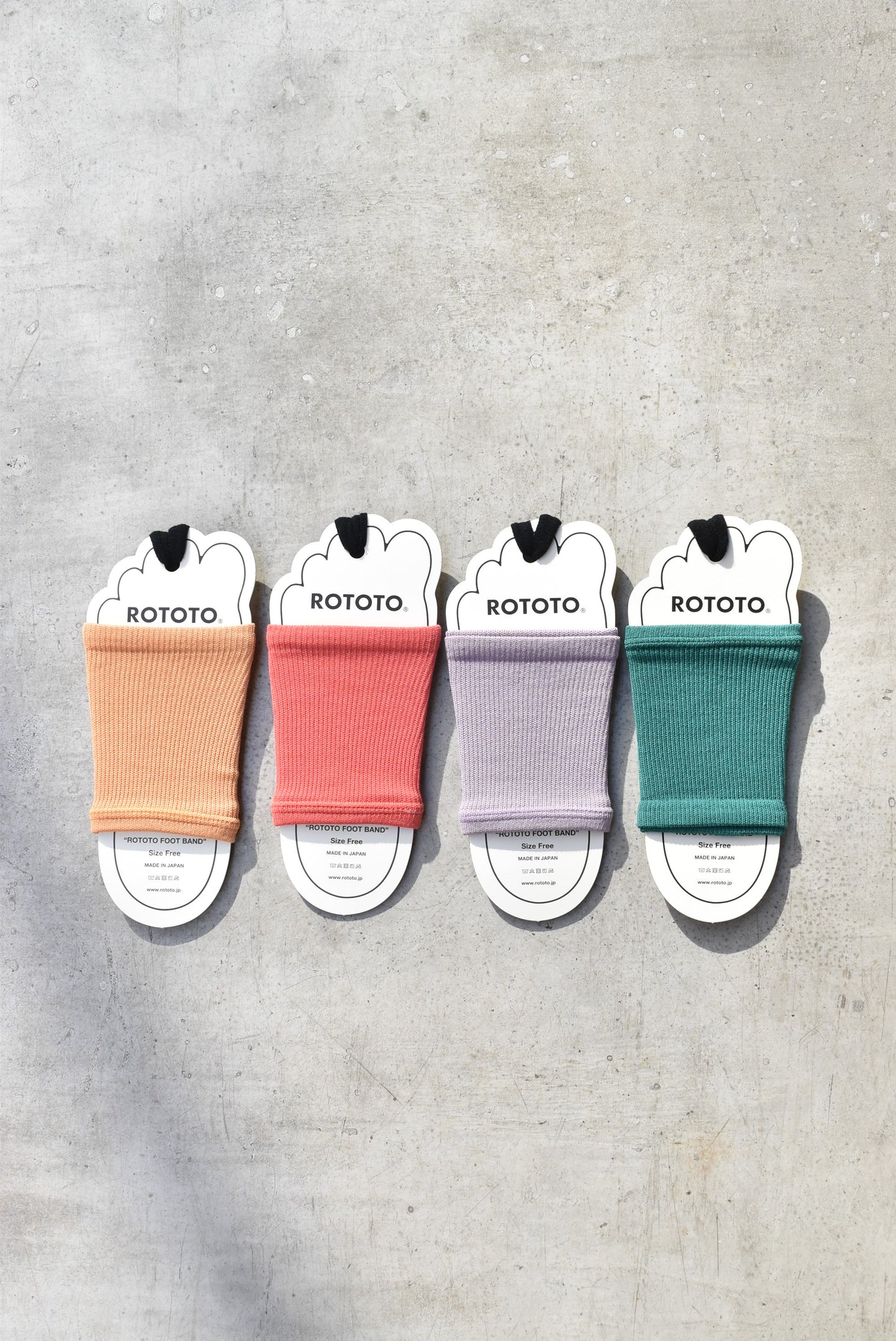 「ROTOTO」foot band -recycle polyester&organic cotton-