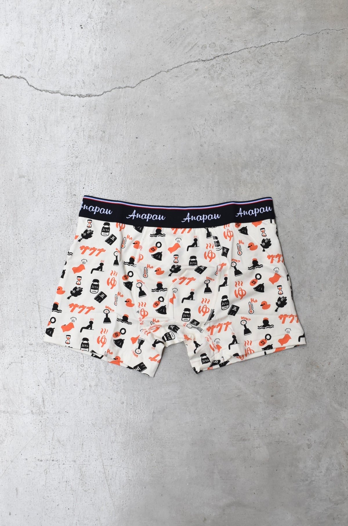 「anapau」boxer pants -銭湯パンツ・oatmeal-