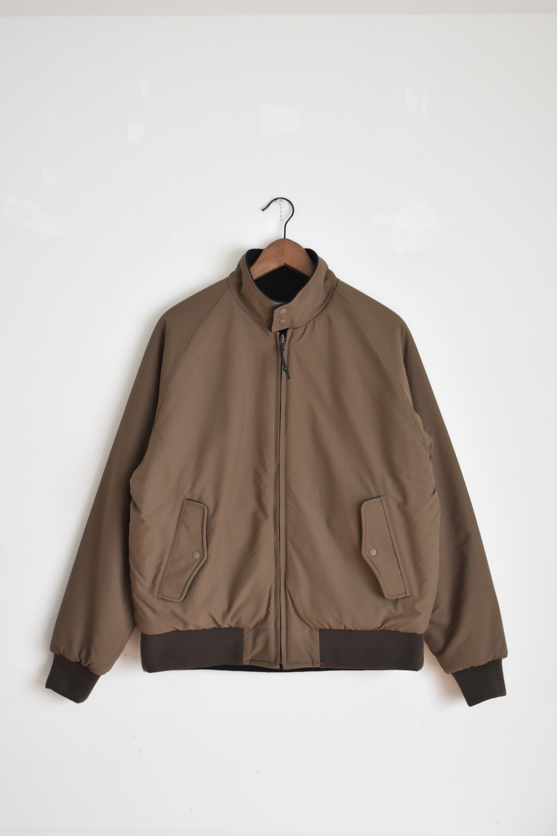 BURLAP OUTFITTER」reversible G-9 jacket -woodland/black 