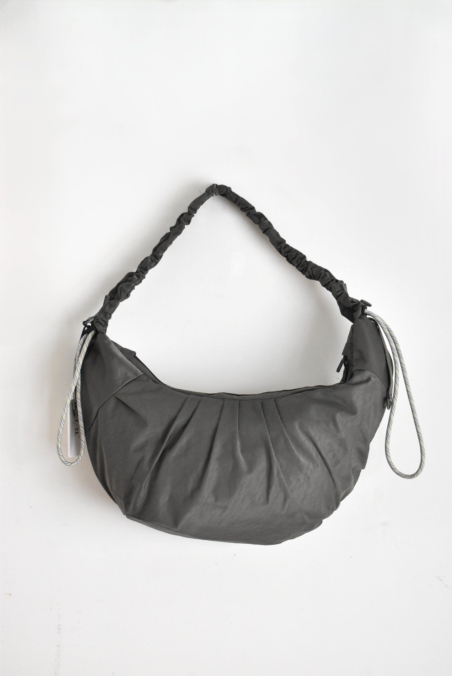 「F/CE.」textured twill body bag -charcoal-