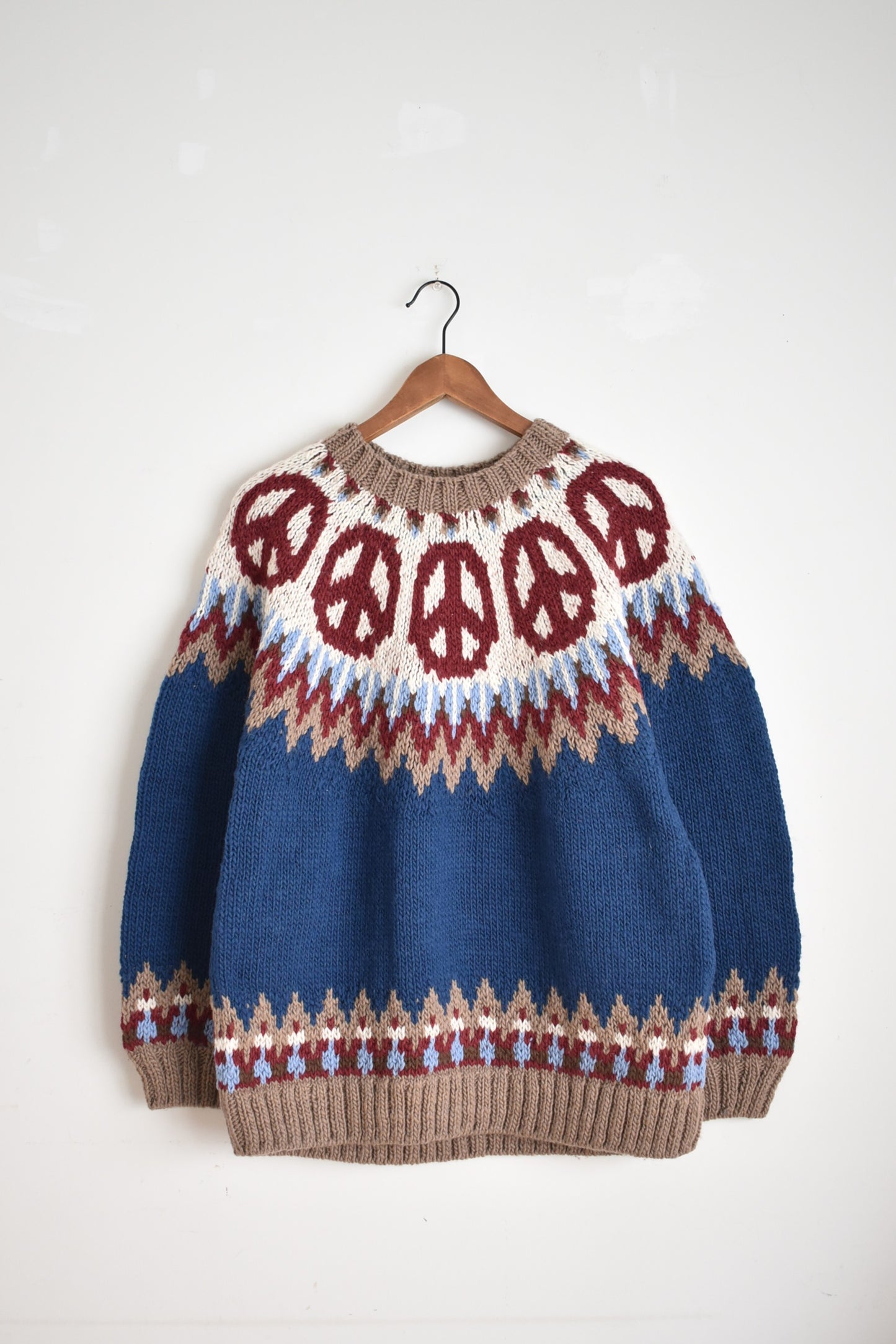 「HAVE A GRATEFUL DAY」PEACE knit -navy-