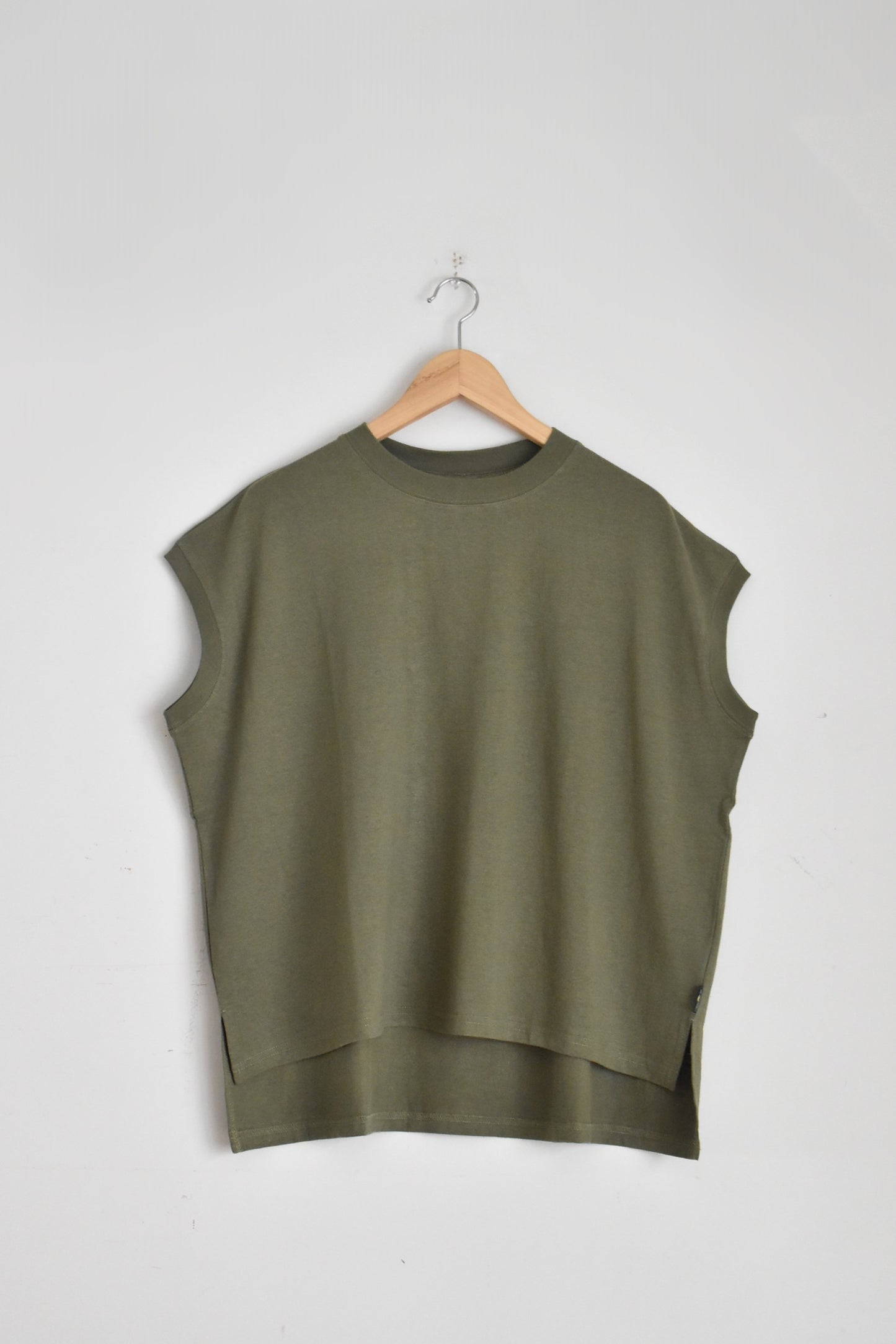 「GOHEMP」honey sleeve les Tee -olive drab-