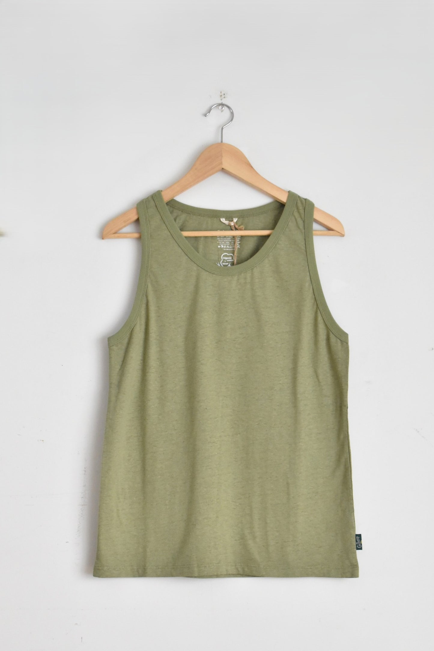 「GOHEMP」fineday tanktop -green tea-