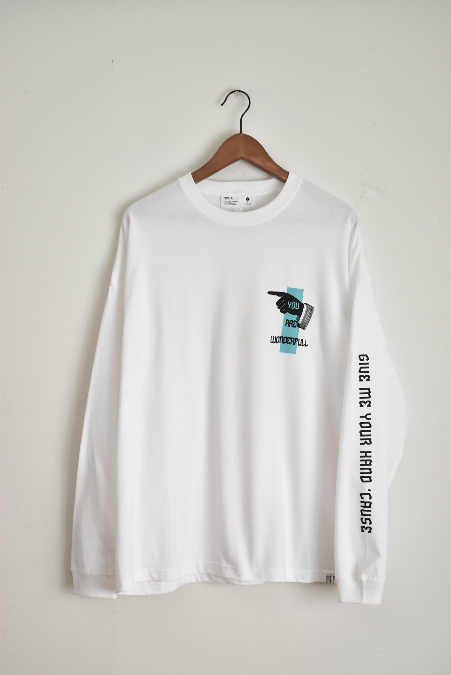 「QUOLT」YOU'RE Tee -white-