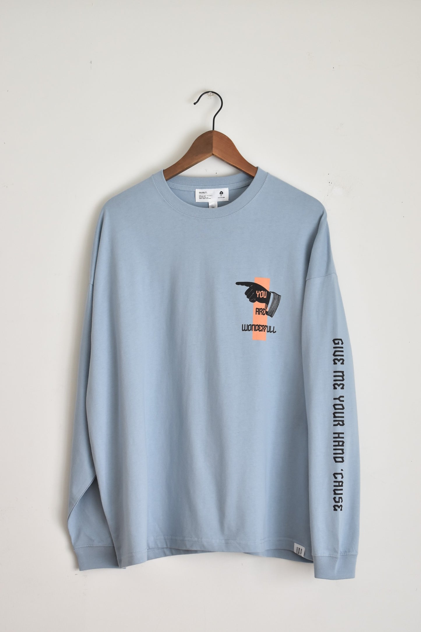 「QUOLT」YOU'RE Tee -blue-
