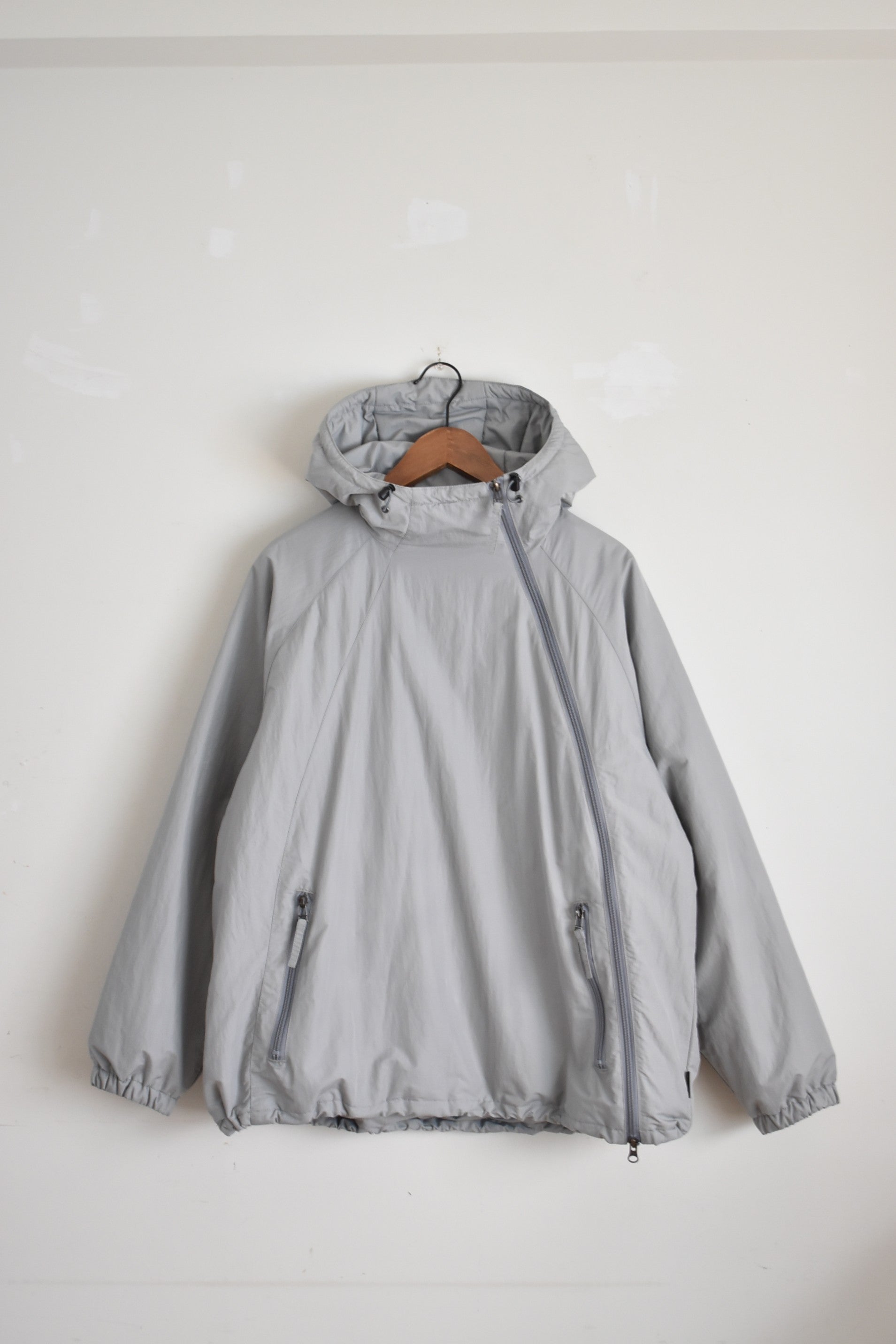 axesquin modified」bias zip insulated jacket -gray- – 【セレクト