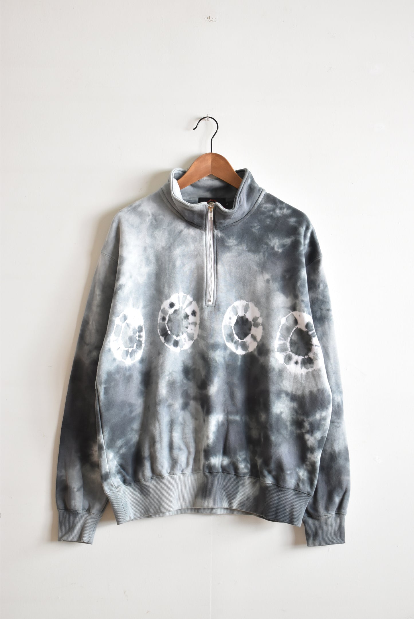 「javara」DISK half zip sweat -mono-