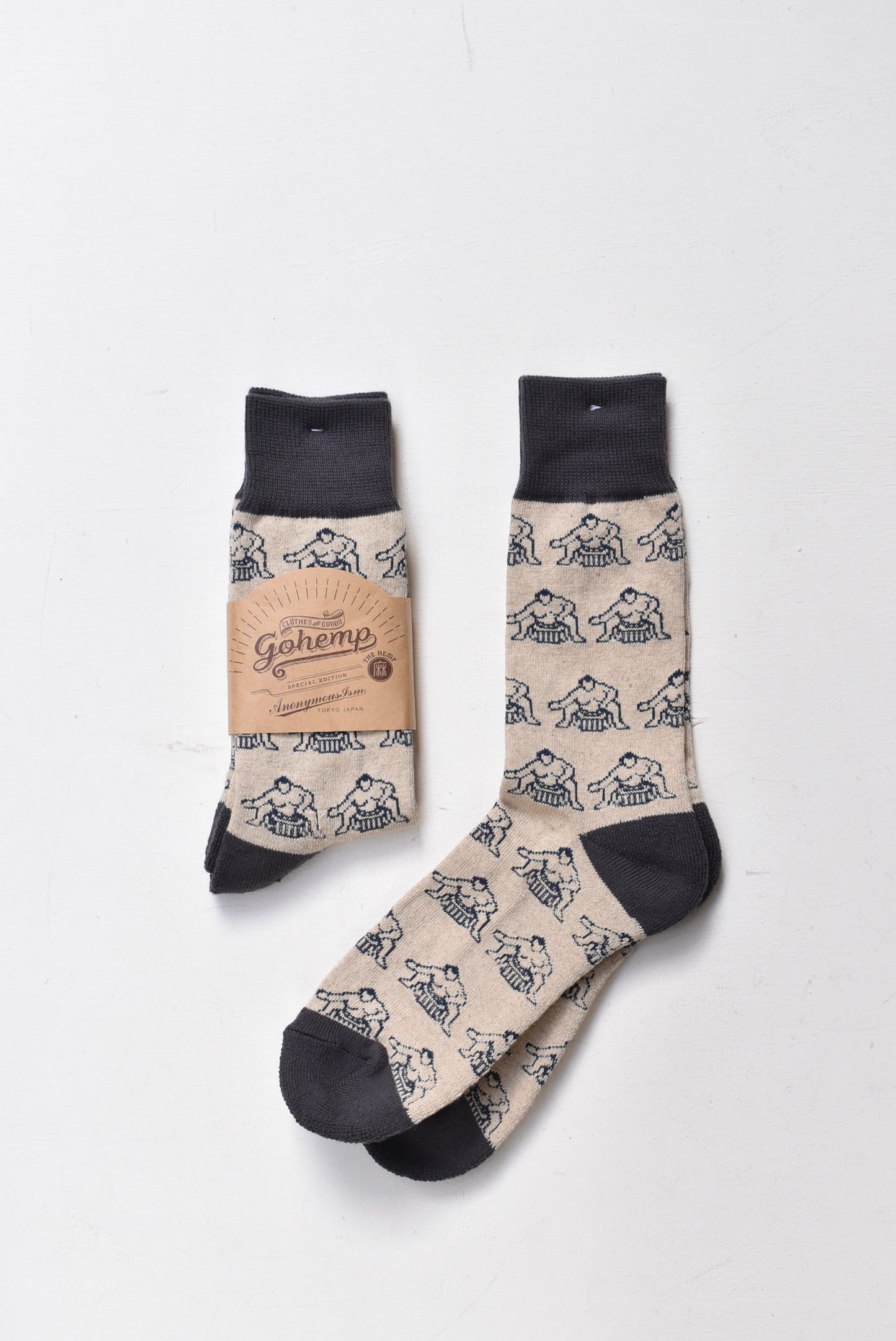 「GOHEMP」japonism clew socks