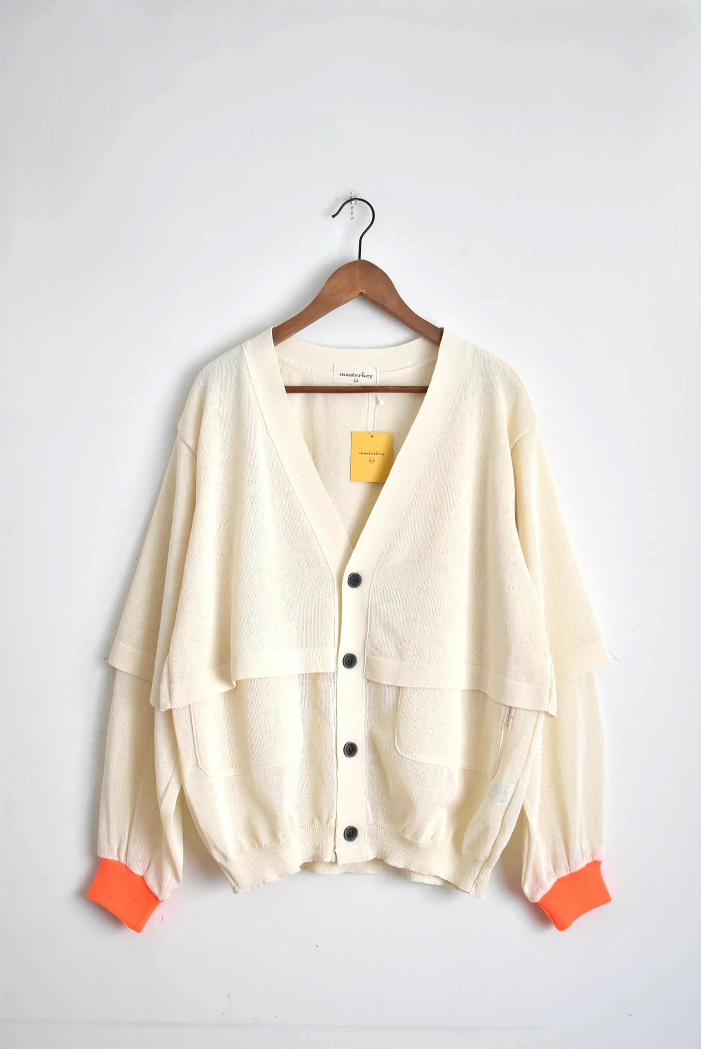 「masterkey」eagle cardigan -beige-