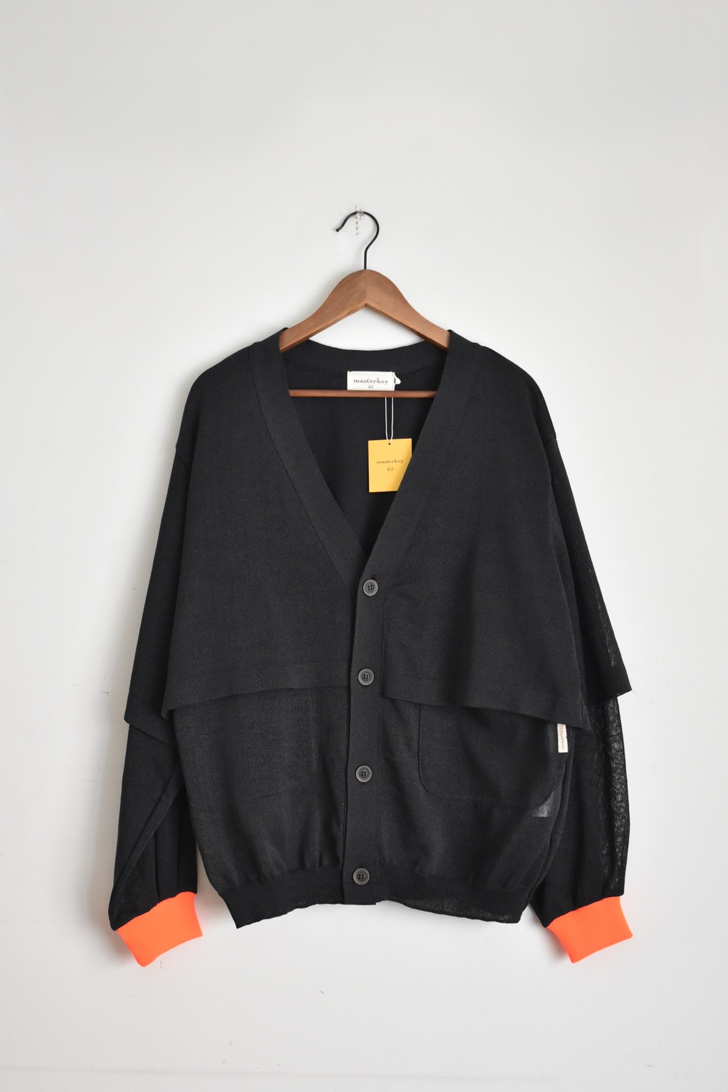 「masterkey」eagle cardigan -black-