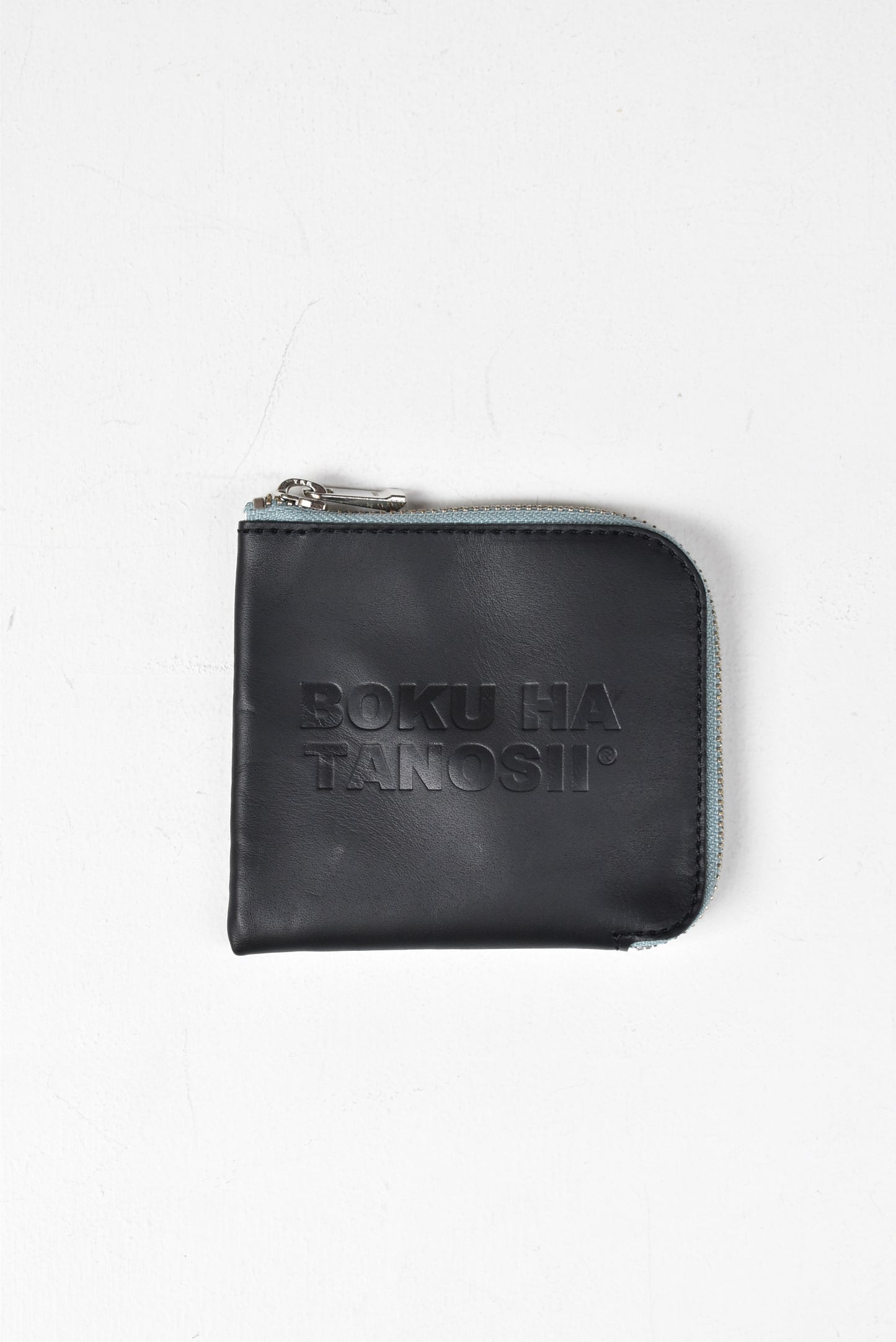 「BOKU HA TANOSII」wallet -black-
