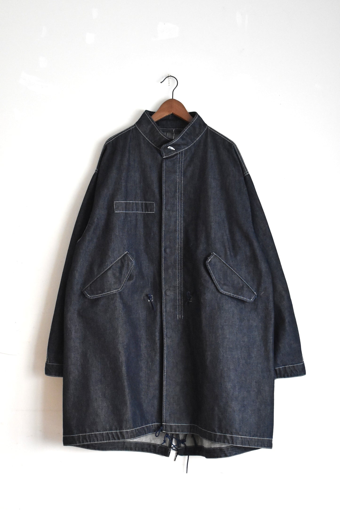 「imprestore」m-65 fishtail coat -indigo-