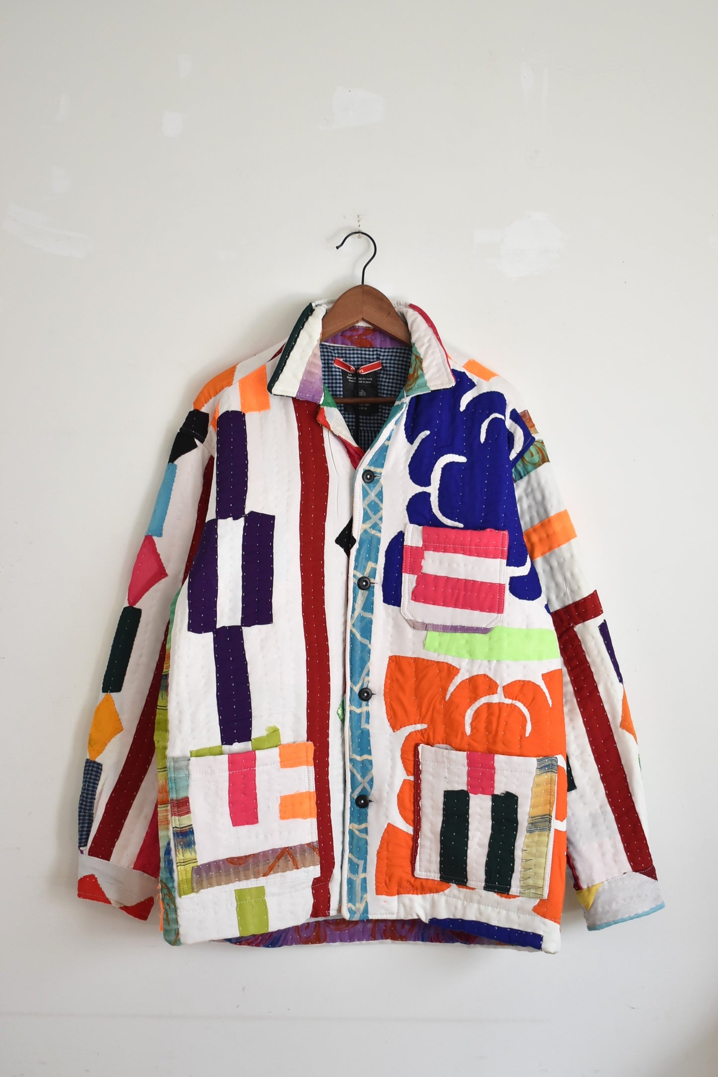 「leh」rally quilt shirts jacket -sizeM-