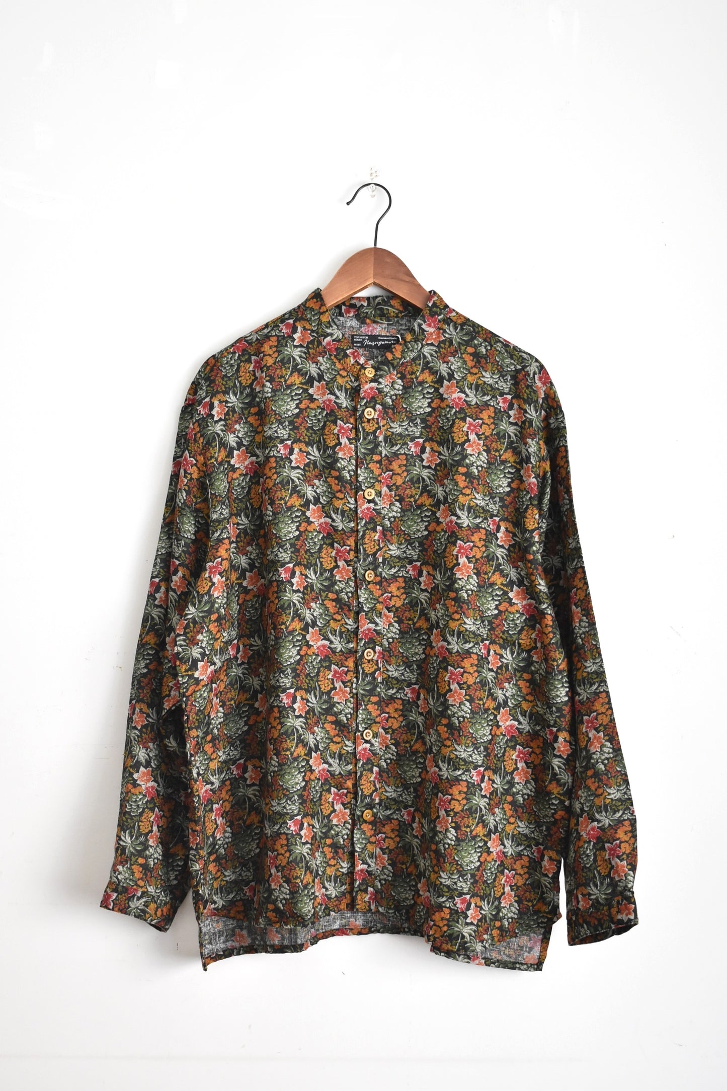 「nasngwam」liberal shirts -flower-