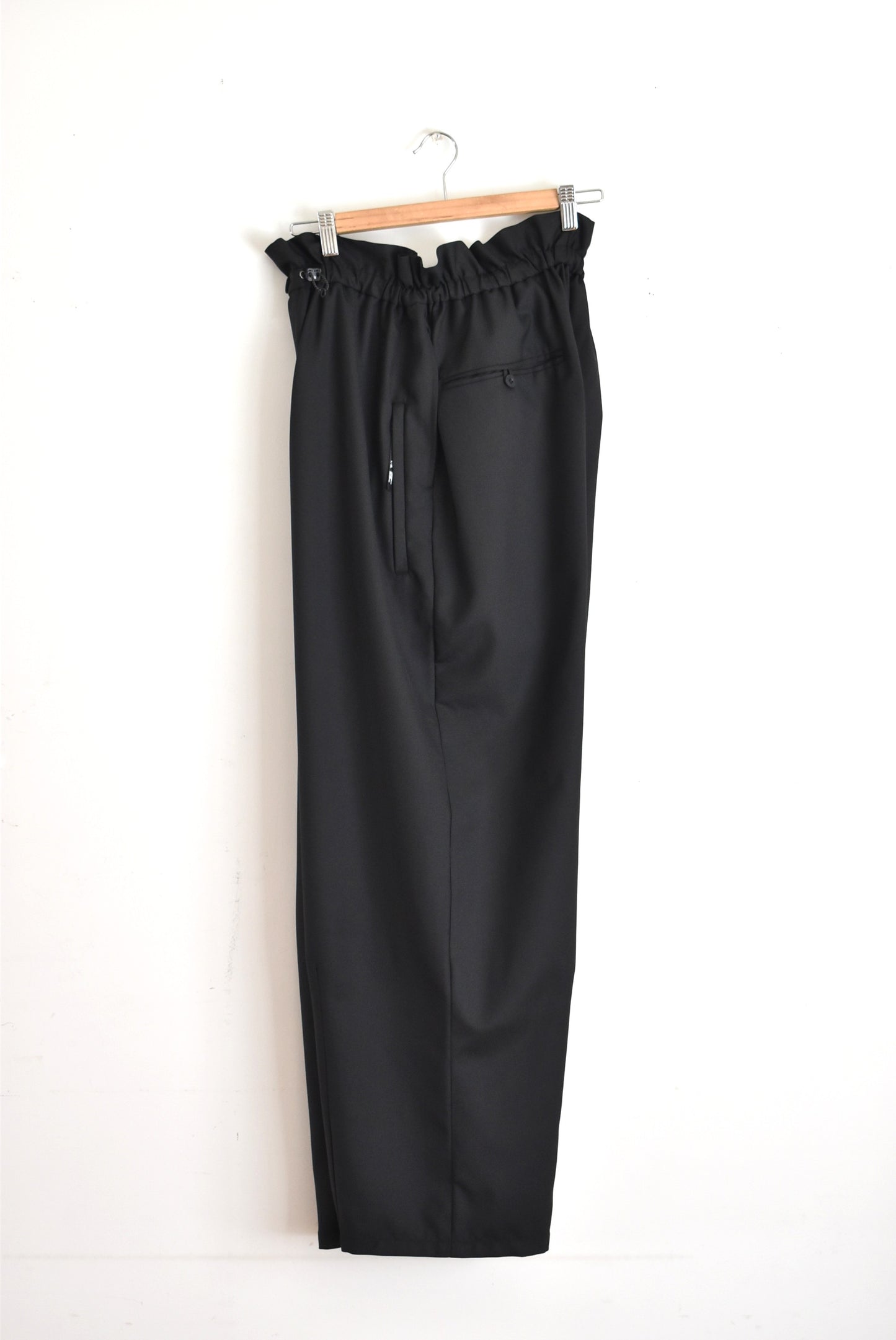「F/CE.」twistwool wide trouser -black-