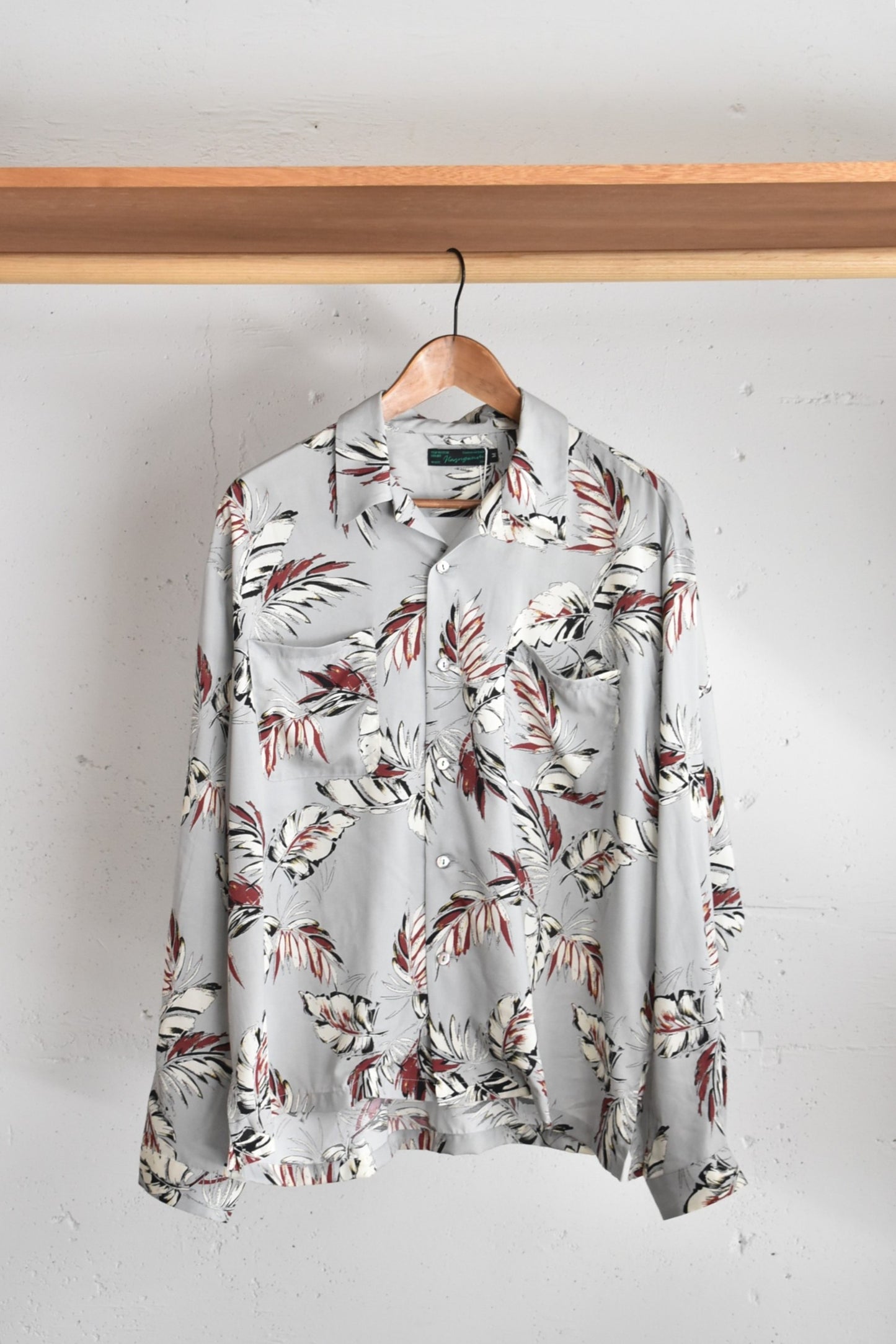 「nasngawm」southern shirt -gray-