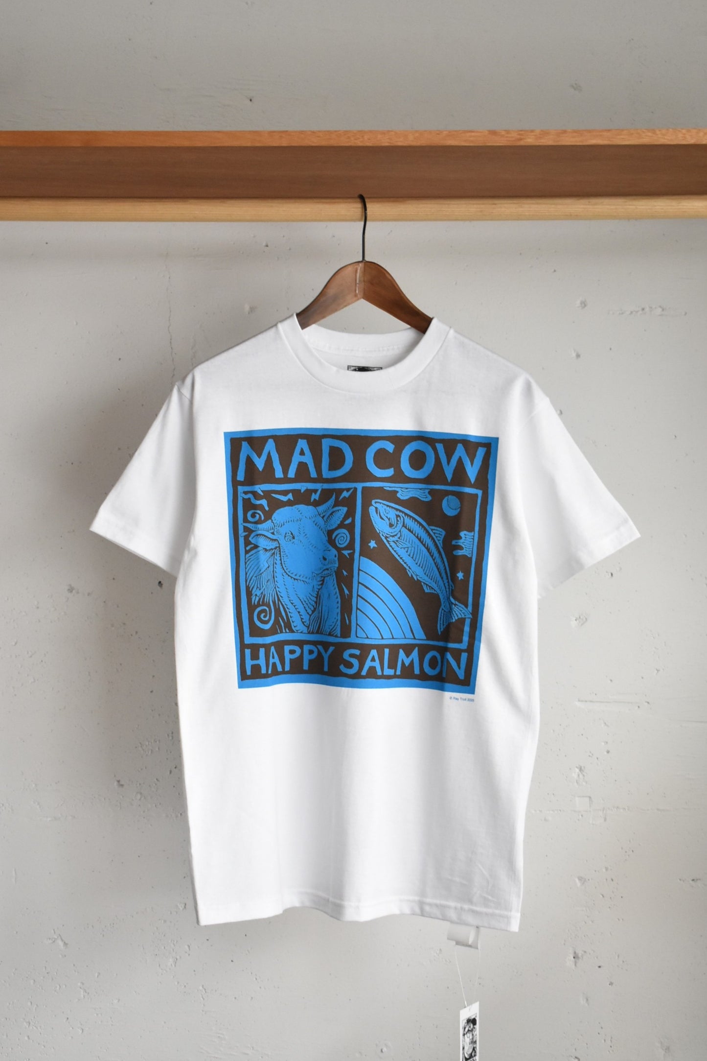 「Ray Troll」MAD COW Tee -white-