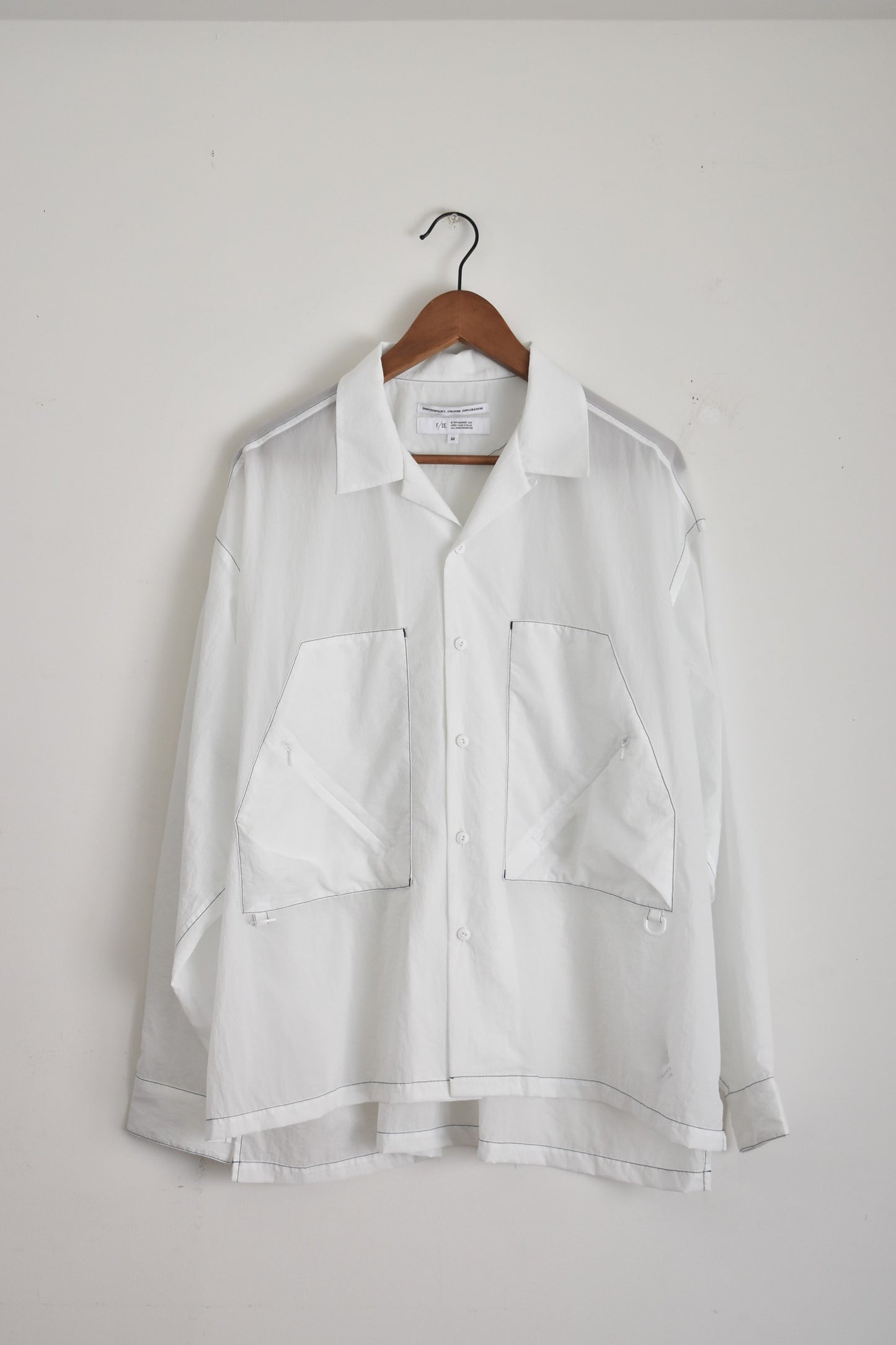 「F/CE.」lightweight micro shirt -white-