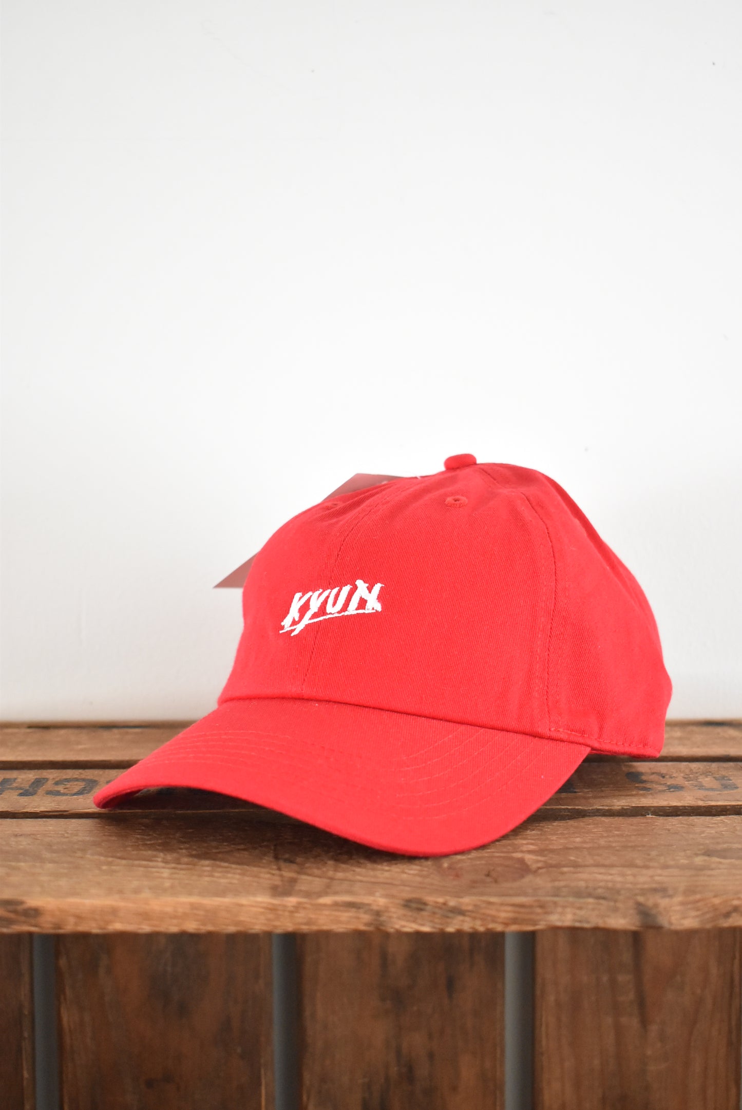 「O.K.」 ”KYUN” cap -red-