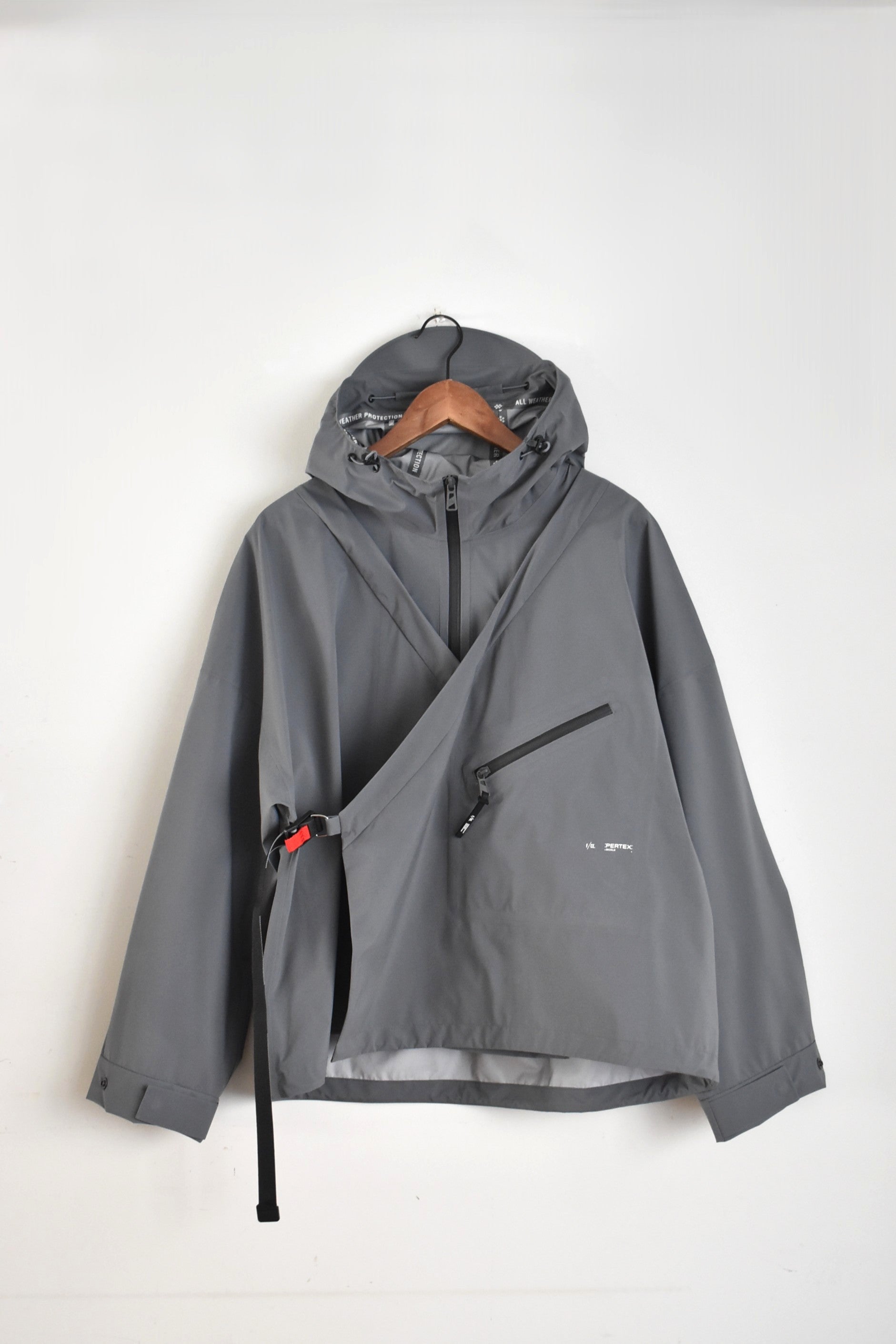 F/CE 2way wrap double breasted コート グレー色 F/CE 2way wrap double breasted コート グレー色 - メルカリ