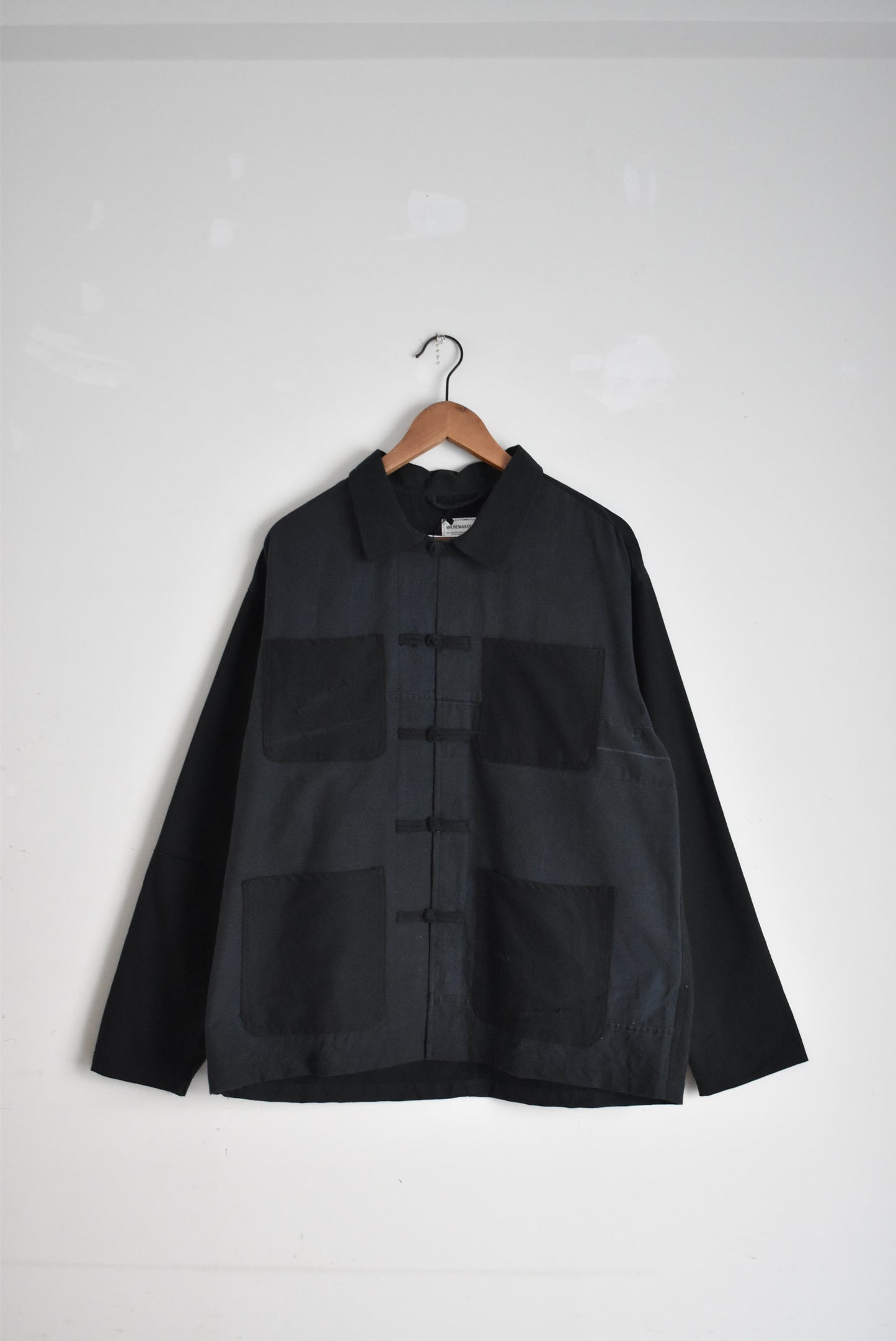 「Mr.Remakeman」china shirts -balck- size2