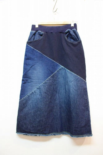 「masterkey」　REMAKE　DENIM　SKIRT