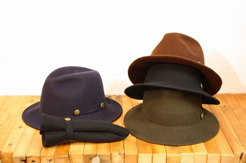 「FICOUTURER」　TRAVEL　FELT　HAT