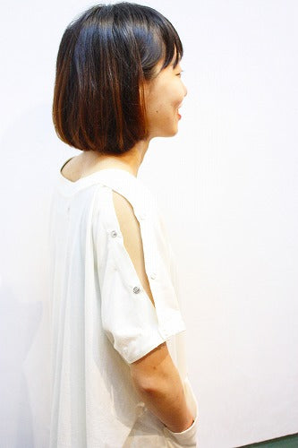 ｓｔｙｌｉｎｇ　for　ｌａｄｙ'ｓ　　　「NEBULAVO」　"NO-SLEEVE"　T