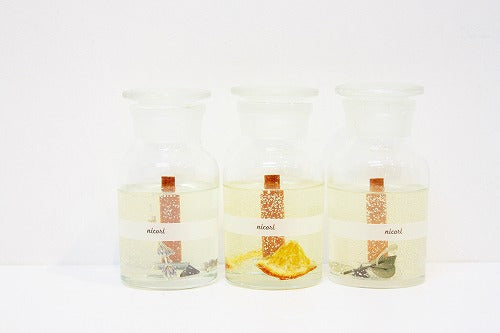 「nicori」　BOTANICAL　BOTTLE　CANDLE