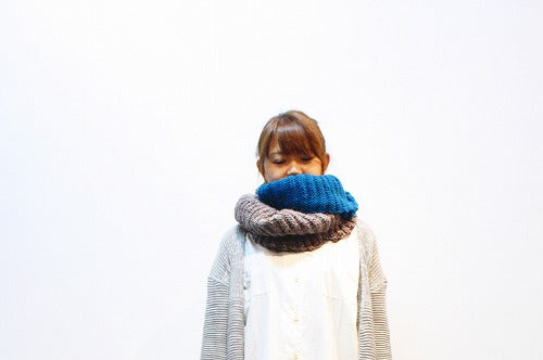 「NEBULAVO」　　2TONE　NECK　WARMER