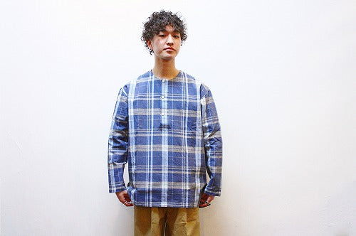 「maillot」　simple　check　henly　smock