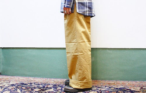 「KAFIKA」　CHINO　WIDE　TROUSERS