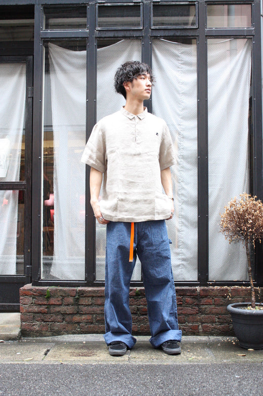 「maillot」linen polo shirt-tee (men&lady)