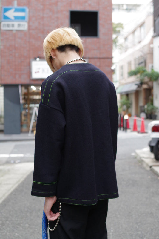 「maillot」melton long sleeve trainer