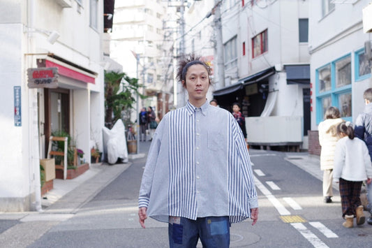 「maillot」sunset twin big shirt