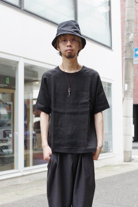 「maillot 」linen pocket shirts-tee